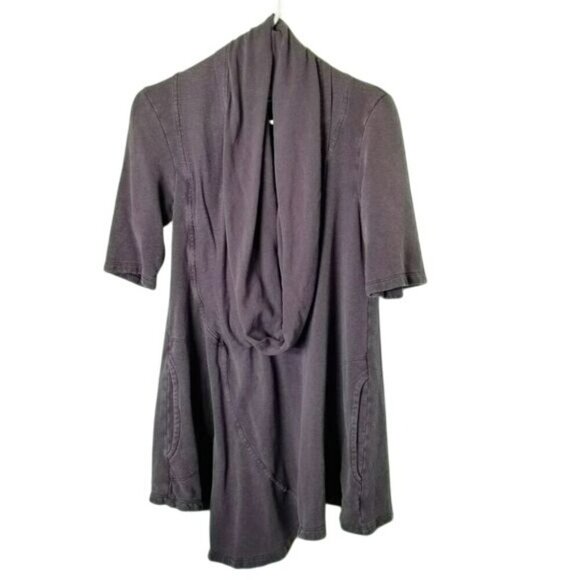 Prairie‎ Underground Lavender Hemp & Cotton Short Sleeve Pullover Oversized XS - Picture 1 of 12